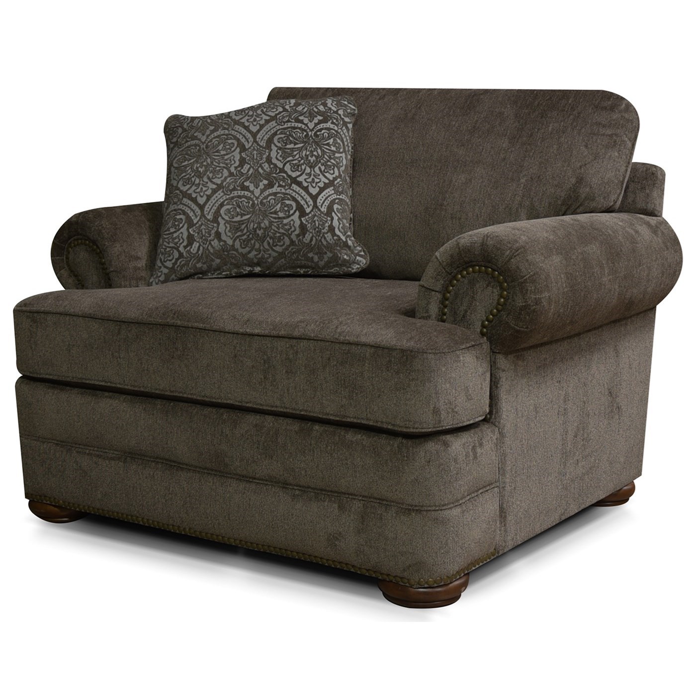 England 6M00 N Series 6M0004N 8288 Chair a Half with Nailhead